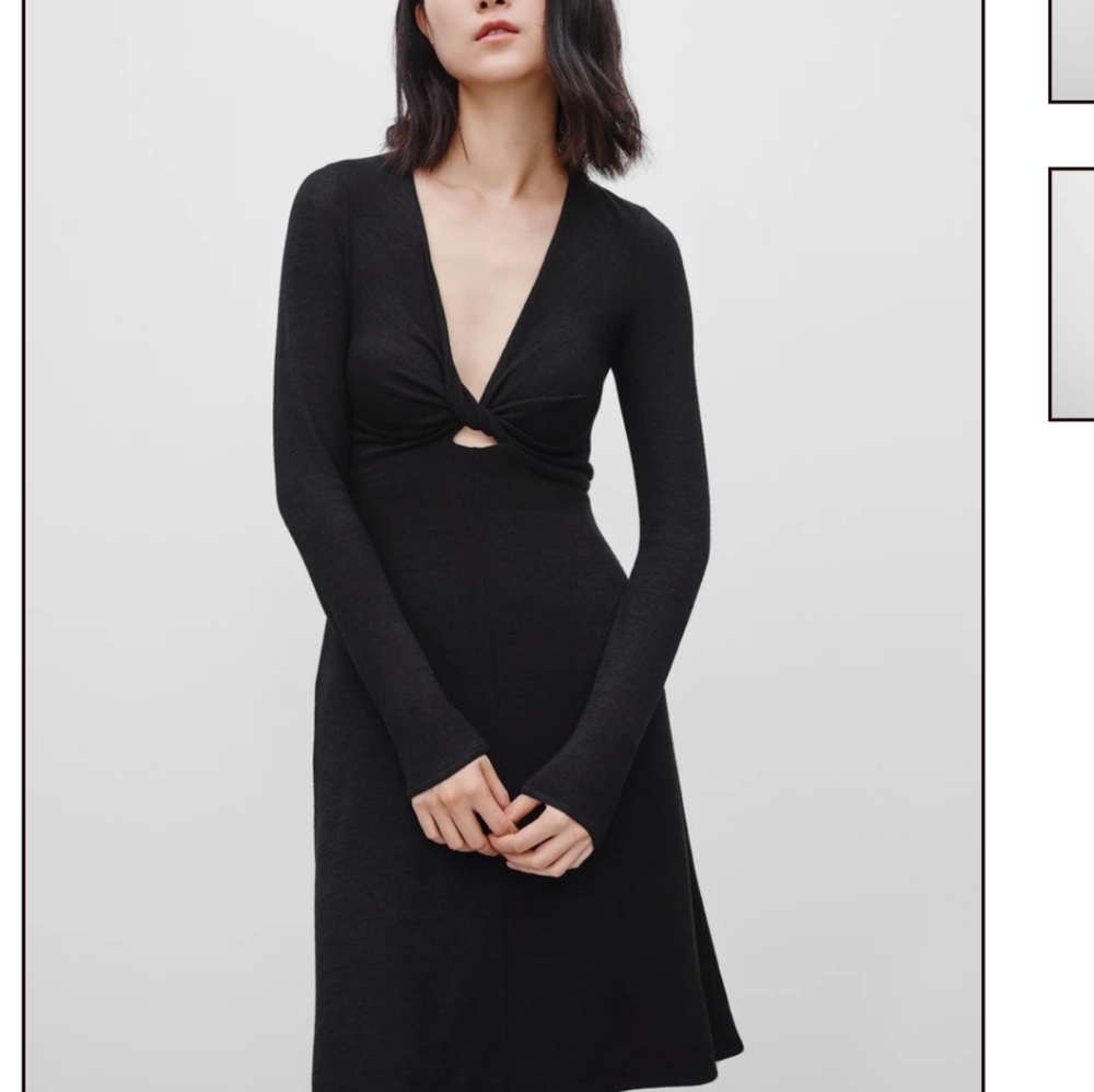 WilfredFree Paige Dress Aritzia L Black